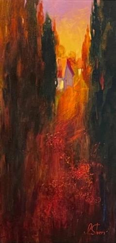 View Between the Trees by Irene Sheri