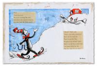 And Then Who Should Come Up But The Cat In The Hat! The Cat by Illustrative Art Dr Seuss