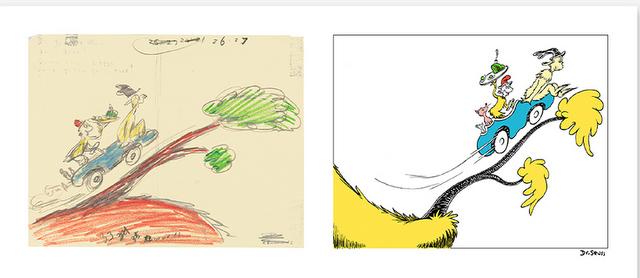 You May Like Them in a Tree - Diptych by Illustrative Art Dr Seuss