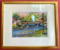 SOLD - Bridge of Montaut, Provence by Beverly Perdue