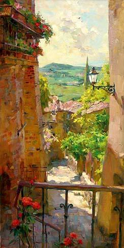 SOLD - Heart of the Village by Inessa & Michael Garmash