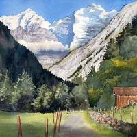 Swiss Alps Hike by Christopher Wynn