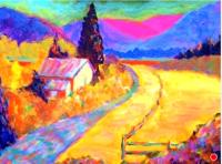 SOLD - The Yellow Field by Elise Nicely