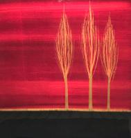 SOLD - Trio in copper & resin by Hamilton Aguiar