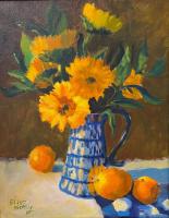 SOLD - Trisha's Sunflowers by Elise Nicely